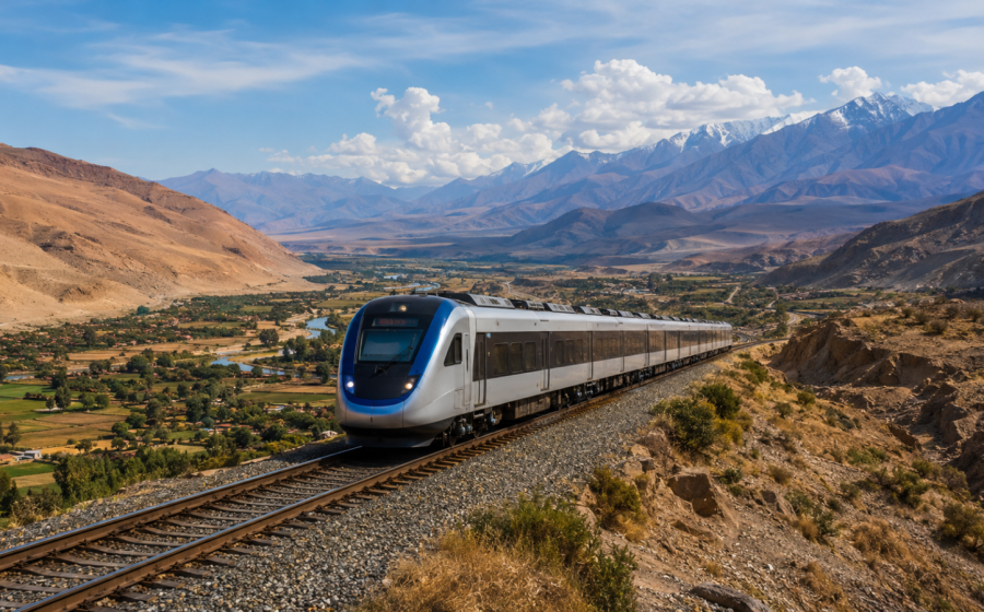 Ferrocarril moderno conectando la costa y la sierra sur del Perú.