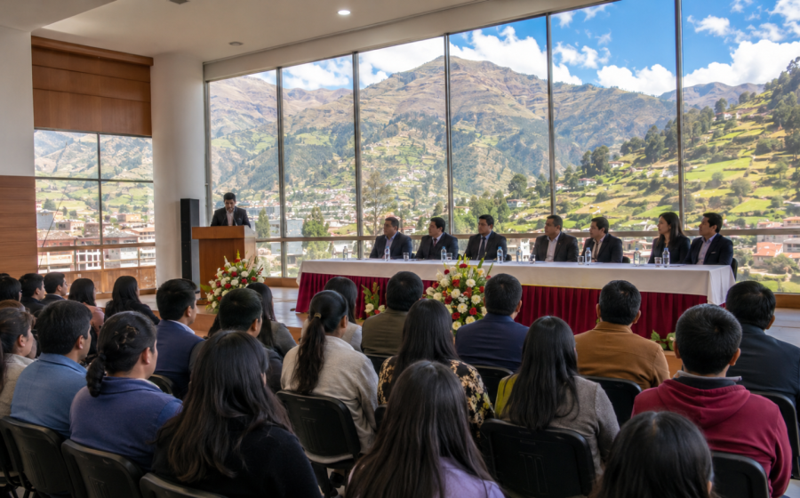 Presentación de la primera Comisión Organizadora de la Universidad Nacional de Chincheros.
