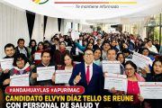 Encuentro político con trabajadores del sector salud en Apurímac.